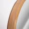 Arch Natural Wood Wall Hanging Framed Decorative Mirror -  24" x 36"